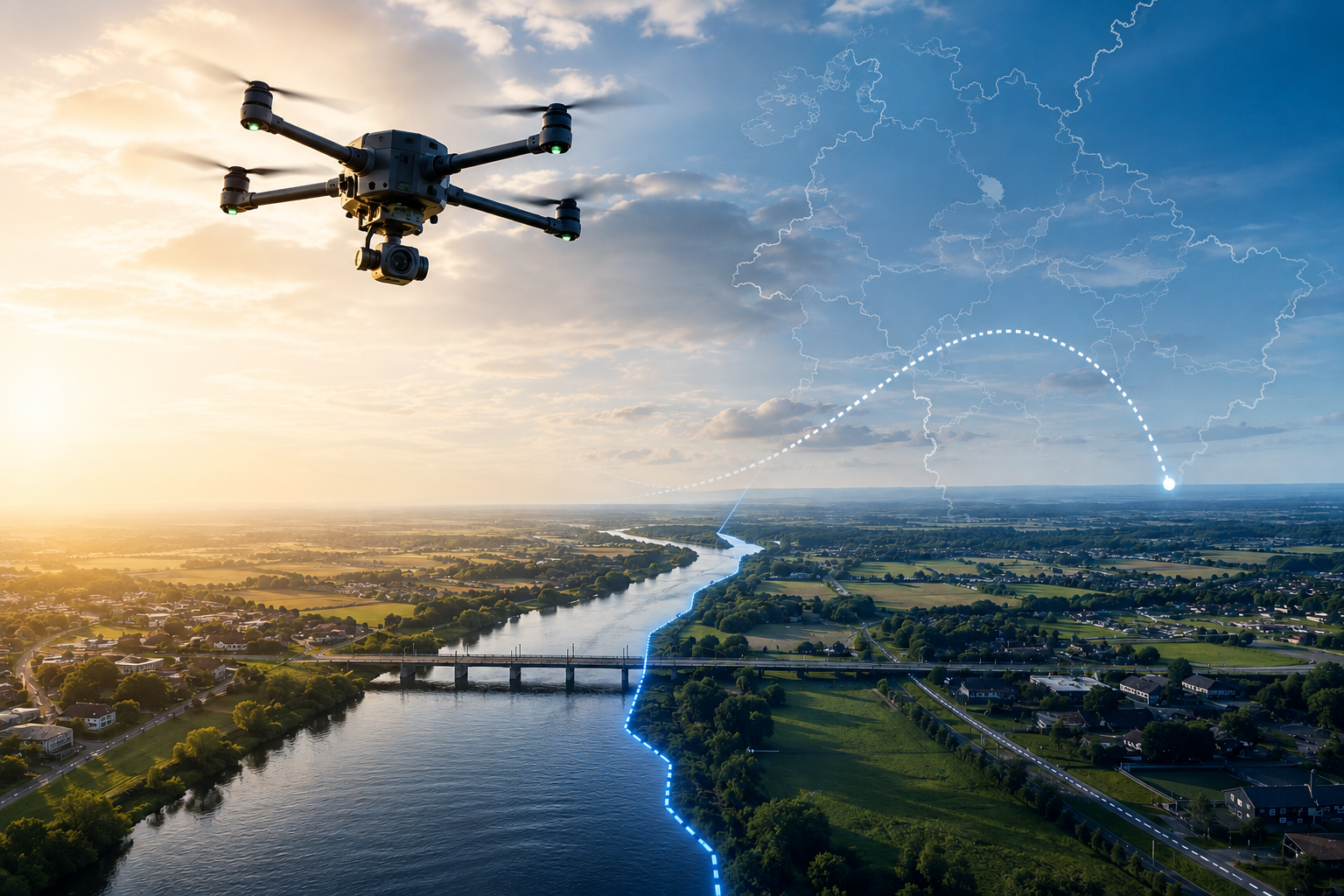 DualSkies | Grensoverstijgend vliegen met drones in Nederland en België.